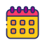 icone de um calendário